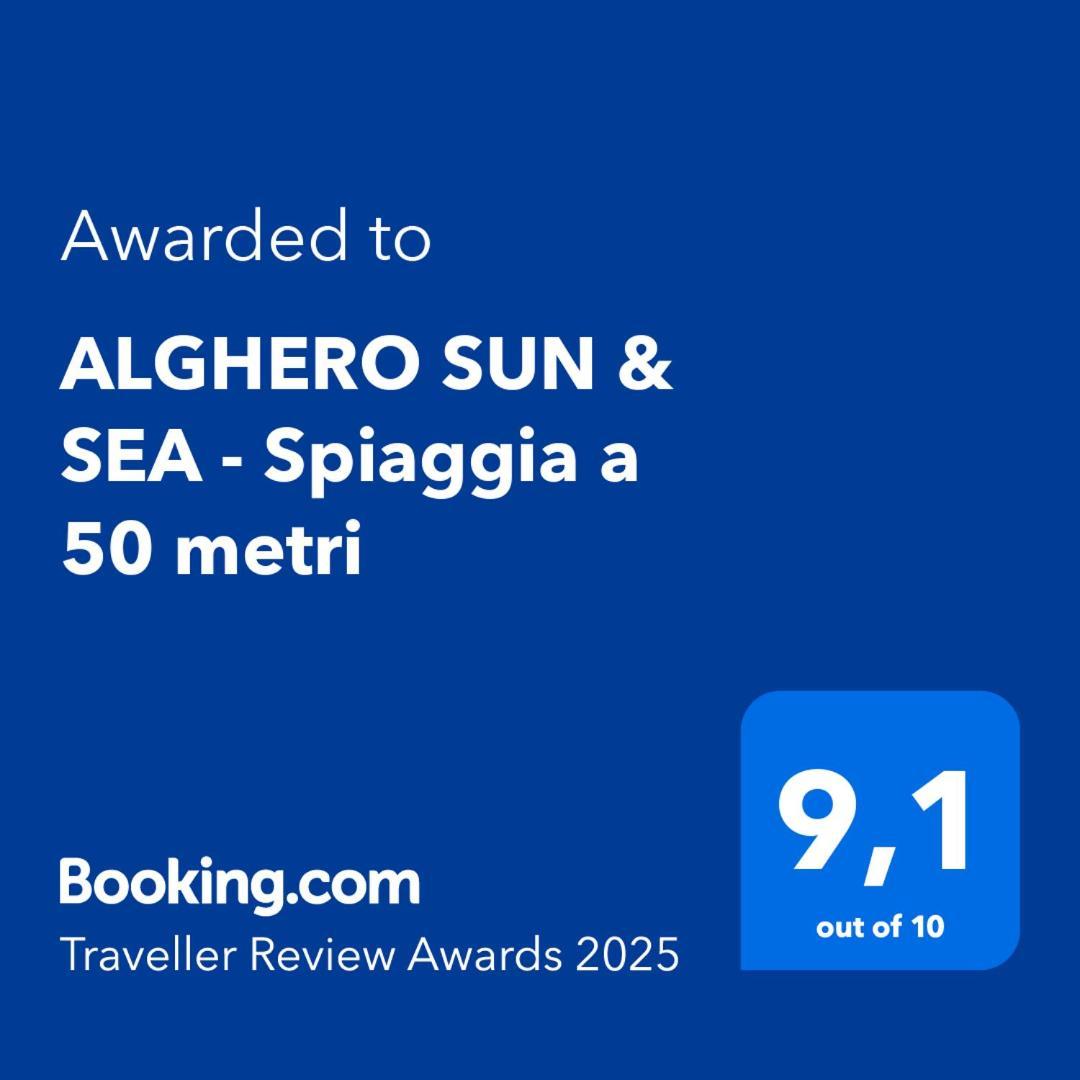 Alghero Sun & Sea - Spiaggia A 50 Metri מראה חיצוני תמונה
